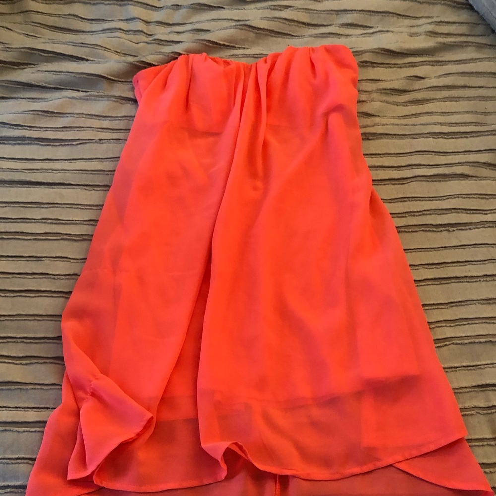 Strapless dress
